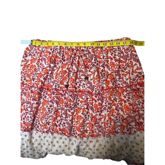 Rachel Zoe Women's Tiered Floral Maxi Skirt Size M - Picture 9 of 11